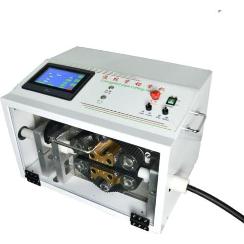 Sharing hose rubber cutter bellows tube cutting machine corrugated soft pipe cut machine for PVC hard plastic PE