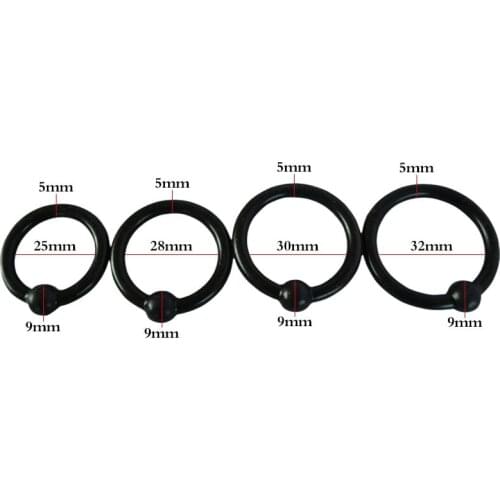 One Set 4 Sizes Silicone Cock Ring Delay Ejaculation for Man Increase Orgasm Sex Products Male Penis Rings