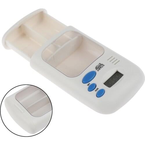 Mini Portable Pill Reminder Drug Alarm Timer Electronic Box Organizer LED Display Alarm Clock Remind Small First Aid Kit