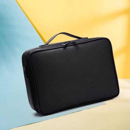 Professional Oxford Cosmetic case Large capacity makeup bag with division Portable adjustable organizer storage bag bolso mujer