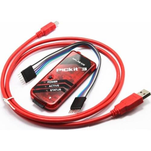 PICKIT3 PIC KIT3 PICKIT 3 Programmer Offline Programming PIC Microcontroller Chip Monopoly+PIC Programmer adapter seat