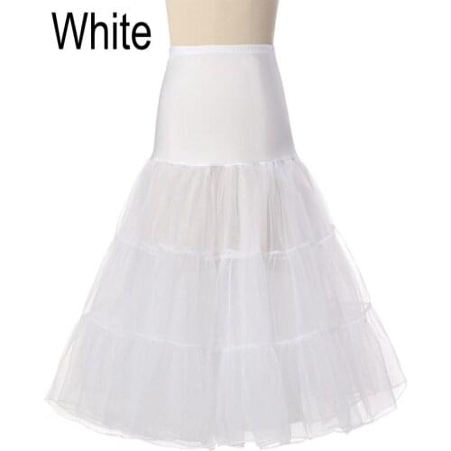 Puffy Short Organza Halloween Women Crinoline Vintage Bridal Petticoat for Wedding Evening Cosplay Underskirt Rockabilly Tutu
