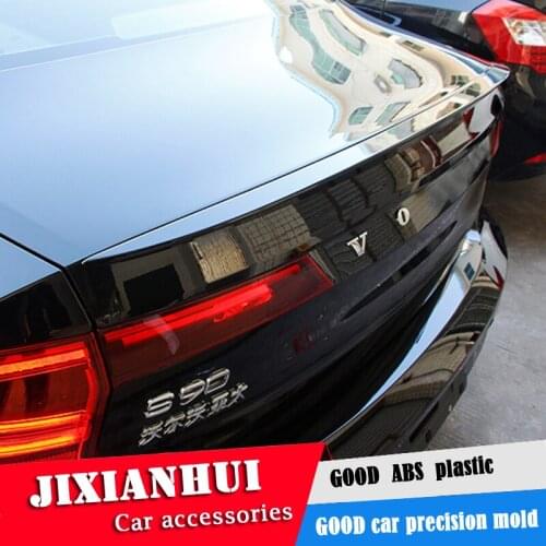 For Volvo S90 Spoiler 2018-2019 Volvo S90 Spoiler YCK ABS plastic Material Car Rear Wing Color Rear Spoiler