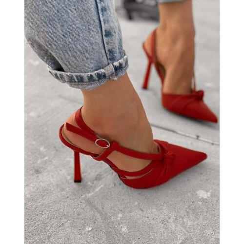 Women Shoes Pumps High Heels 2021 2020 Designer Sandals Lolita Ladies Luxury White Red Wedding Party Summer Designer Sexy