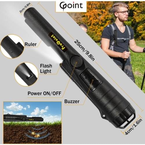 IP67 Waterproof Metal Detector Pointer Precise Positioning Handheld Detector Portable Security Inspection Scanner
