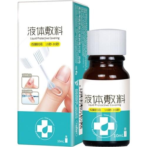 Hot Waterproof Liquid Band 10ml for Adult Kids Transparent Liquid Bandage Plaster Cut Wounds Healing Gel