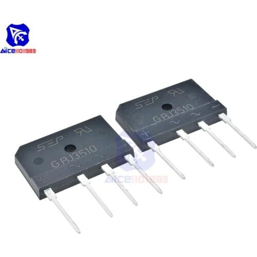 10PCS/Lot Bridge Rectifier Diode SIP-4 GBJ3510 35A 1000V Single Phase Bridge Rectifier Original Integrated Circuit
