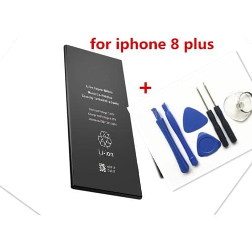 High Quality Battery Real Capacity 2691mAh Replacement Li-ion Battery With Tools for iphone 8 plus 0 Cycle 1 year warranty