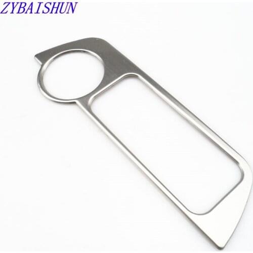 ZYBAISHUN 1 piece stainless steel trim car accessories with lighter panel sticker for Mitsubishi outlander 2013 2014