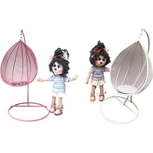 1:12 Dollhouse Miniature Accessories Mini Doll Swing Chair Hammock Living Room 449E