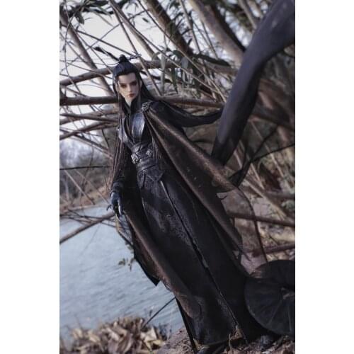 1/3 Scale BJD Clothes Ancient Costume Chinese Hanfu Samurai Outfit For BJD/SD SD13 SSDF ID75 Strong Uncle Tall 80cm Doll B0236