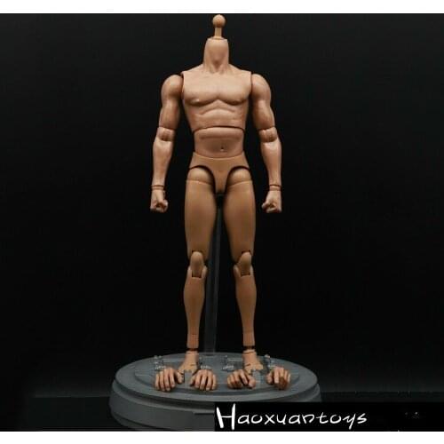 1:6 scale nude male young boy body figure muscle man soldier model toys for 12" action figure doll accessories
