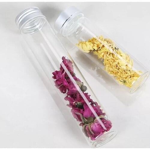 10PCS 30*150mm 80ml Big Bottles Jars Glass Vials Jars Pot Perfume With Screw Caps For Wedding Holiday Decoration Christmas Gifts