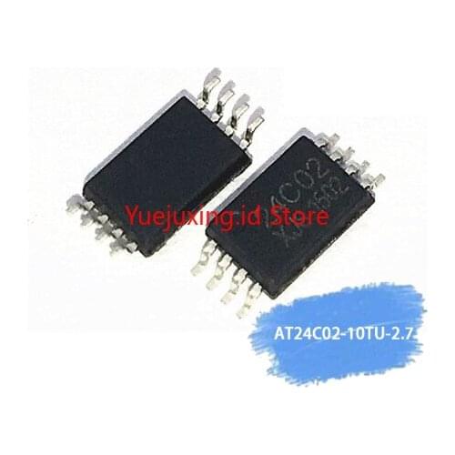 20pcs / lot AT24C02-10TU-2.7 AT24C02 24c02 TSSOP8 original new memory