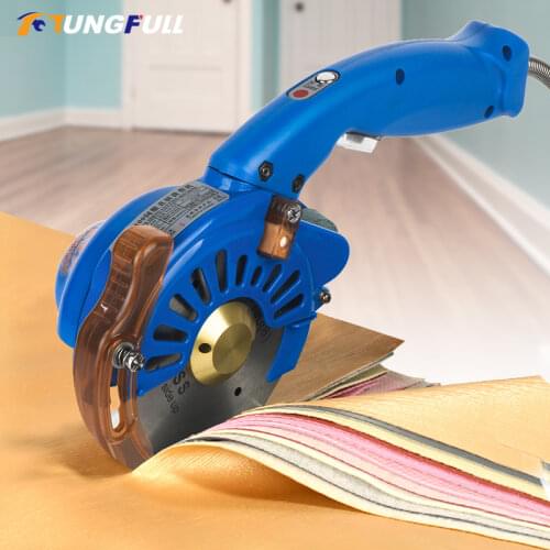 220V Round Saw Electric Round knife Cloth Scissors Handheld Machine Cloth Cutting Machine Leather Cloth Cutter