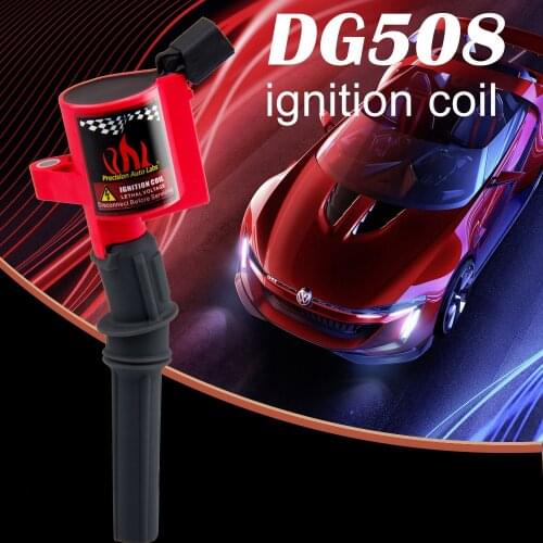 8 Pcs New Manufactured Red Ignition Coils Pack For Ford F150 F250 Expedition 2000 2001 2002 2003 2004 4.6L/5.4L