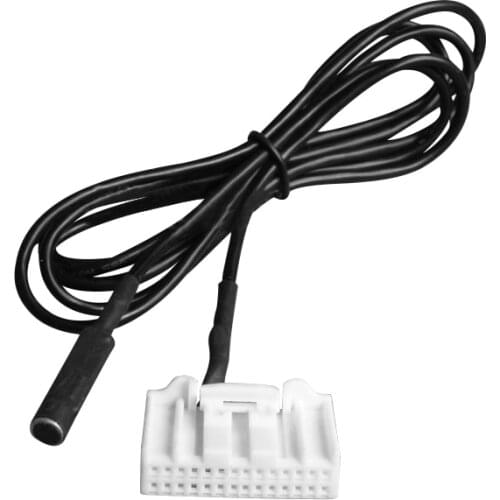 DWCX 28 pin CD Bluetooth Microphone Cable Wiring Harness Interface Connection w/1.5m Wire fit for Toyota Camry Hilux RAV4 Yaris