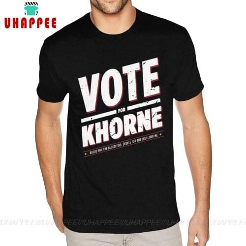 Short Sleeves Crew Neck Organnic Cotton Vote Khorne Flakes War T Shirts Youth His S TShirt