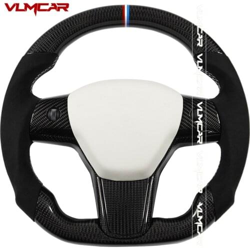 Custom Carbon Fiber Steering Wheel For Tesla Model 3