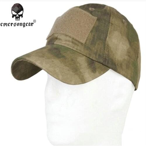 EMERSON tactical Baseball Cap Military Army Cap Anti-scrape Grid Fabric camouflage atfg EM8708 Hunting Caps