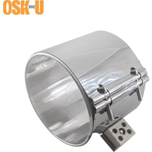 Ceramic Band Heater 125mm ID 125mm Height Stainless Steel Electric Heating Element Wattage 1450W for Plastic Injection Machine