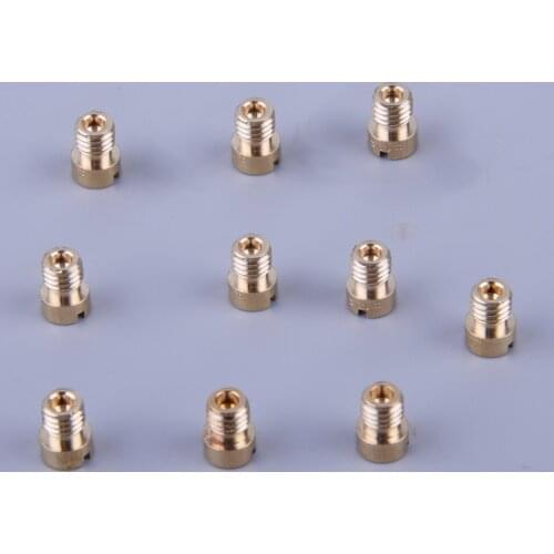 LETAOSK New Quality 10pcs Main Fuel Jet Kit Carburetor Carb Injector Nozzle Fit for Keihin CVK (100#-140#)