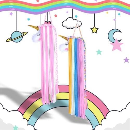 Cartoons Unicorn Dream Catcher Wind Chimes Home Hanging Dreamcatcher Bedroom Party Christmas Festival Decoration Gift