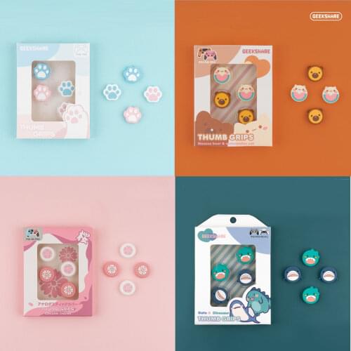 Cat Paw Thumb Stick Grip Cap Joystick Cover For Sony Dualshock 5/4/3 PS5/PS4/PS3/Xbox 360/Switch Pro Controller Thumbstick Case