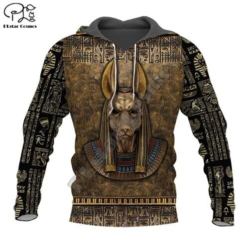 PLstar Cosmos God of The Egyptian Egypt Ancient Symbol Anubis Face NewFashion Funny 3DPrint Zipper/Hoodies/Sweatshirts/Jacket 16