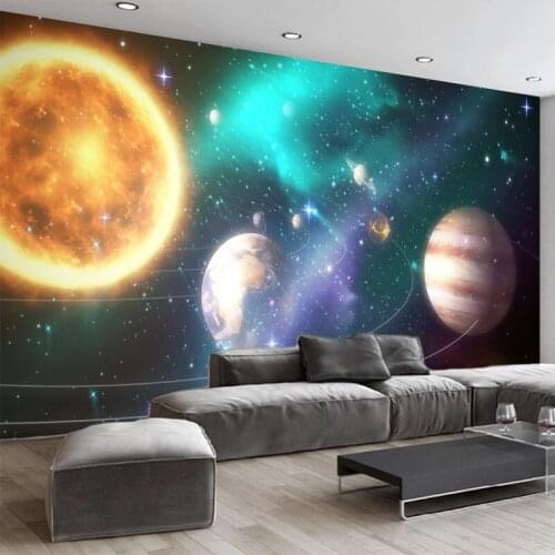 Custom Mural Wallpaper Modern 3D Starry Sky Universe Photo Wall Painting Living Room Bedroom HD Home Decor Papel De Parede Sala