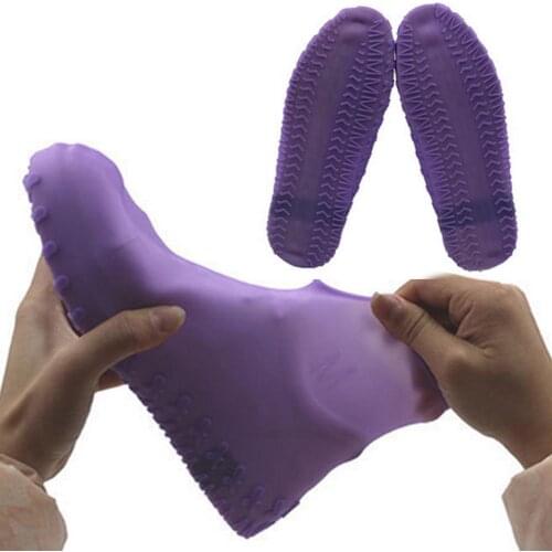 Silicone Elastic Reusable Waterproof Shoe Cover for Walking Raining Hiking