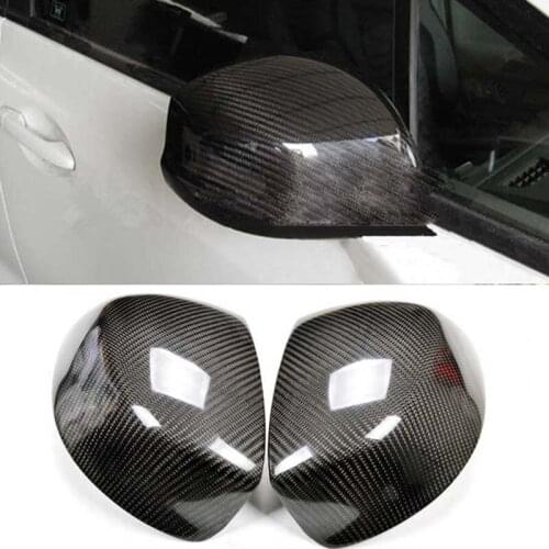 New Carbon Fiber Car Side Door View Mirrors Replacment Cover For Honda Civic