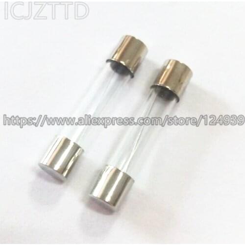 100pcs/box 250V 1A 2A 3A 4A 5A F1A F2A F3A F4A F5A 6X30 6MM*30MM 6X30mm Fast Blow Glass Fuses Insurance Tube CCC NEW Original