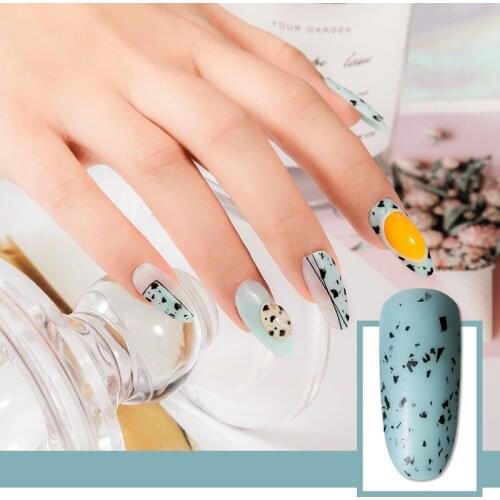 12/10/7ml Quail Egg Milk Effect Gel Nail Polish Varnishes For Nails Art Eggshell Hybrid Design Suitable For Any Color TSLM1