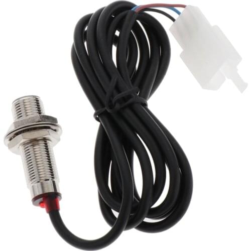 3 Pins Digital Odometer Sensor Cable W/ Magnets For Motorcycle