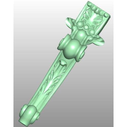 3D model STL format file for cnc router engraving furniture sofa cabinet chair leg pattern Artcam 764