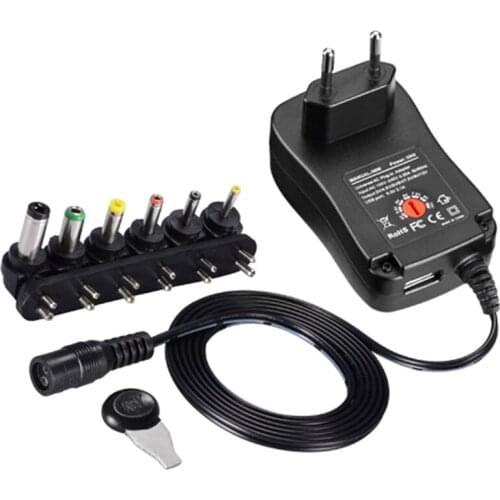 3V-12V 2A 2.5A AC/DC Adapter Adjustable Power Supply Universal Adaptor Charger for LED Light Bulb LED Strip EU Plug