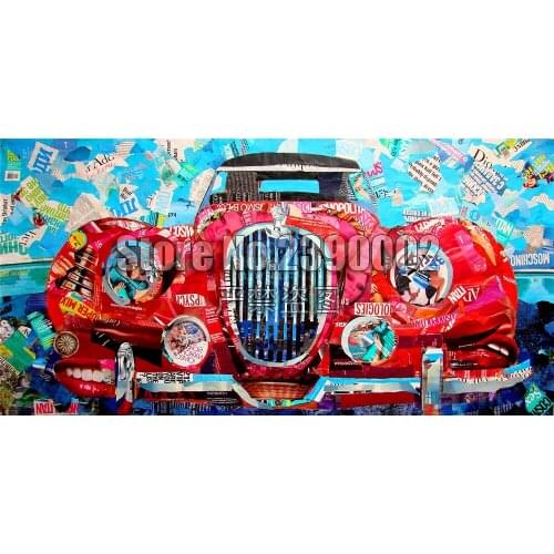 5d Diy Diamond Painting Cross Stitch Cartoon Car Diamond Embroidery Full Rhinestone Mosaic Wall Art Home Decor Craft Picture