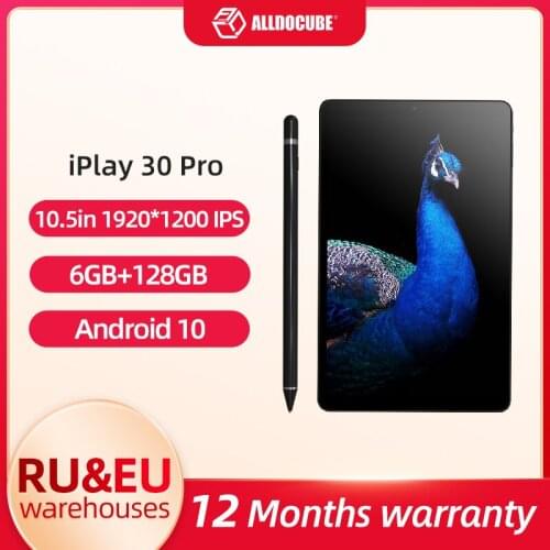 ALLDOCUBE iPlay30 Pro Tablet 10.5 Inch Octa Core android10 Dual Sim Card 6GB RAM 128GB ROM Phone Calling Tablet PC 1920*1200IPS