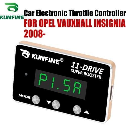 KUNFINE Car Electronic Throttle Controller Racing Accelerator Potent Booster For OPEL VAUXHALL INSIGNIA 2008-After Tuning Parts