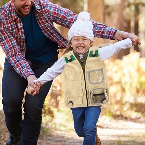 Outdoor Adventure Role Play Costume Dress-Up Childrens Toys Fire Hat Clothes Bubble Gun Outdoor AdventureToy Set