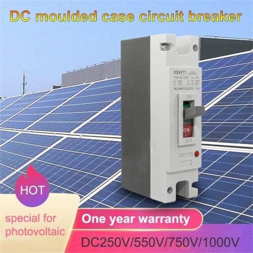 ICHYTI YTTMI-250/PV2 Moulded Case Circuit Breaker Switch 1P 250V 250A DC MCCB Solar Battery Main Switch