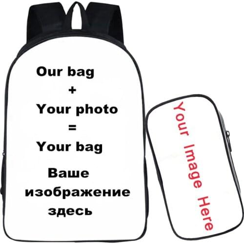 Customize Backpack Set Anime Backpacks Cartoon Shoulder School Bags Travel Bag Boys Girls Book Bag Teenagers Bagpack Mochila