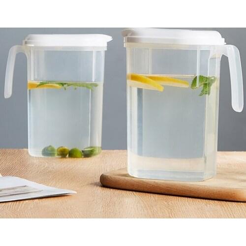 Kitchen transparent cold water bottle large capacity sealed water juice cup tea kettle High temperature resistance Household