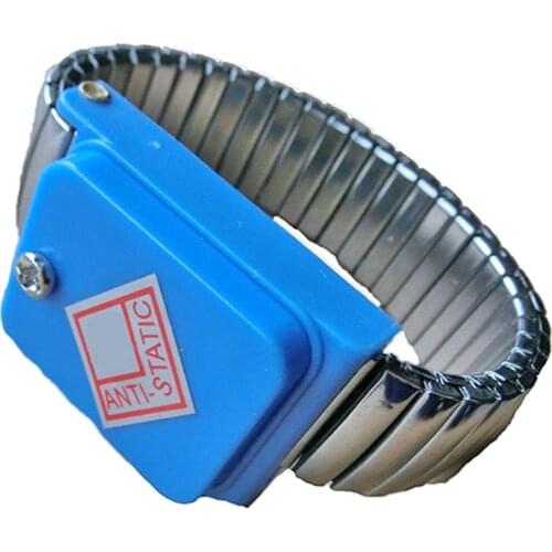 Metal Anti Static Wrist Band Strap Wireless Adjustable ESD Wristband Discharge Electronic Work Cordless Bracelet Supplies
