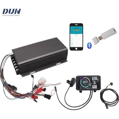 SABVOTON MQCON SVMC72200 72V 200A 5KW Powerful BLDC Motor Controller with UKC1 TFT Meter Display and Bluetooth