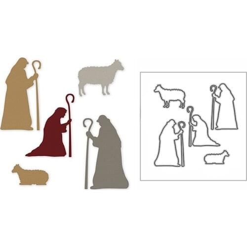 New Believer Shepherd Sheep 2020 Metal Cutting Dies for DIY Scrapbooking and Card Making Decorative Embossing Craft No Stamps