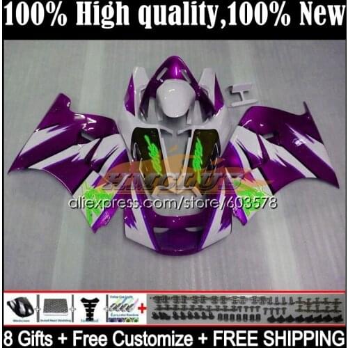 OEM Bodys For SUZUKI RGV250 RGVT RGV 250 SAPC VJ21 18CL.126 RGVT-250 VJ 21 RGVT250 88 89 RGV-250 1988 1989 Fairings Purple white