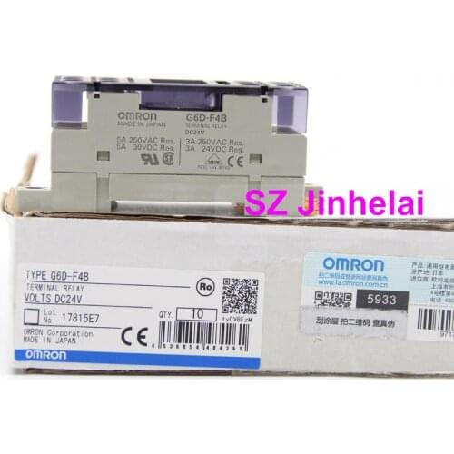 OMRON G6D-F4B 24VDC Authentic original TERMINAL RELAY DC24V
