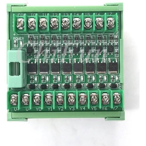 8 way PLC amplifier board isolation board protection board input general output PNP
